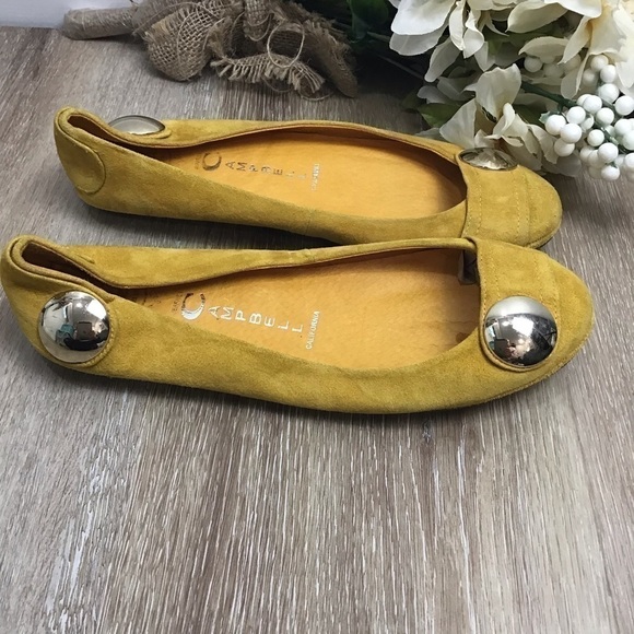 Jeffrey Campbell RELEASE Suede Button Flats - Picture 4 of 10